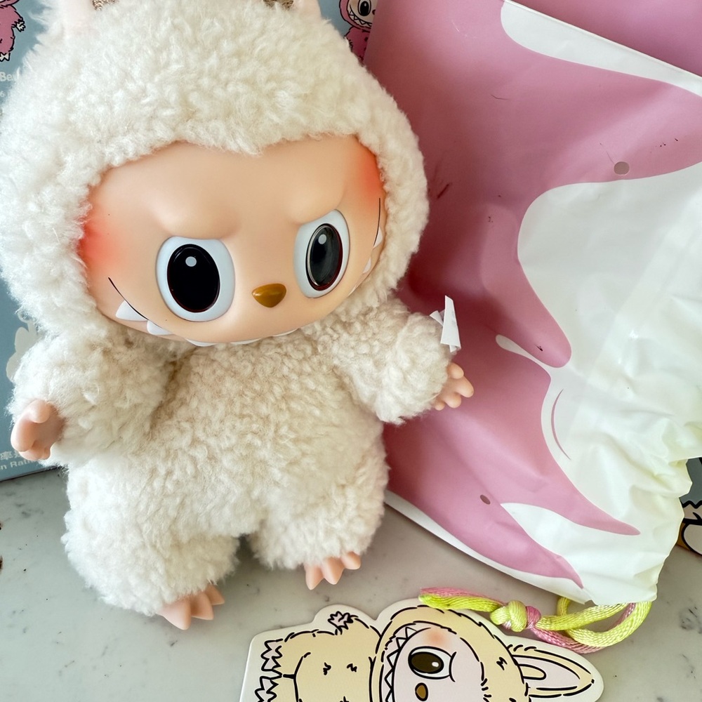 Authentic Popmart Labubu Macaron Soymilk
